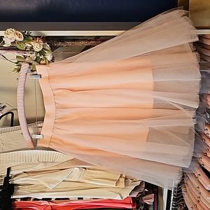 Women's tutu skirt peach